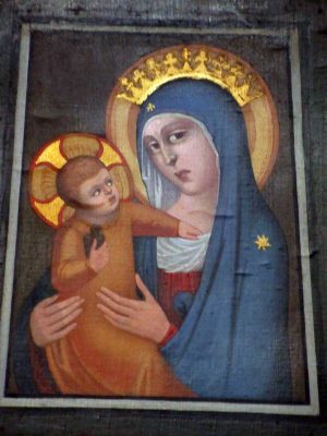 Nancy - L'immagine della Madonna della Quercia