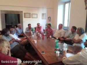 La riunione del centrodestra a Tuscania