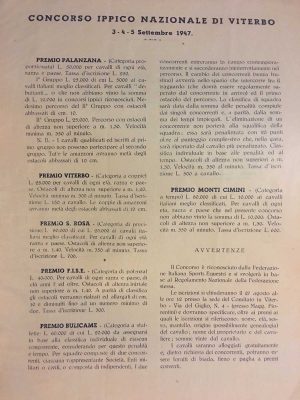 Concorso ippico nazionale 1947