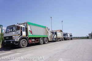 L'impianto di Ecologia Viterbo in strada Lemme, località le Fornaci, lungo la Tuscanese