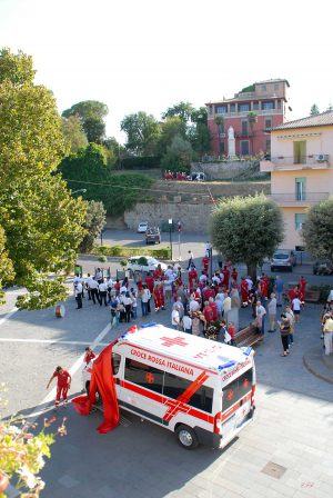 Civitella D'Agliano - Inaugurazione nuova ambulanza e nuova sede della Cri
