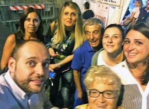 Viterbo - Santa Rosa - Cene in piazza . Scorsi, Bizzarri, Perà, Troncarelli, Delli Iaconi, Minchella e Ciambella