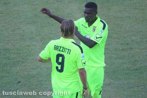 Sport - Calcio - Viterbese - Bismark Ngissah e Andrea Razzitti