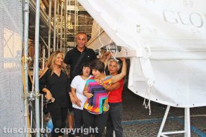Tiziana Piccioni, Raffaele Ascenzi e Graziella Iacoponi con Camilla e Silvia