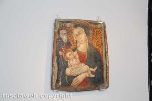 Una delle opere esposte al monastero