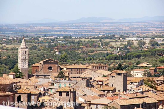Viterbo - Il centro storico dall'alto