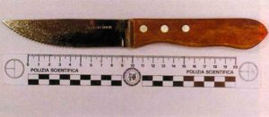 Tentato omicidio di Bagnaia - L'arma del delitto