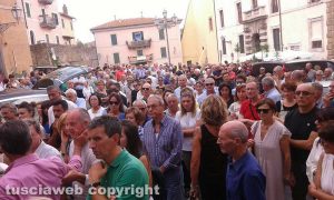 Farnese - I funerali di Massimo Stendardi 
