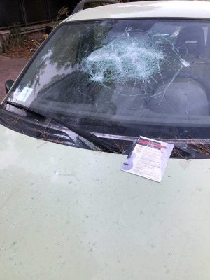 Viterbo - Vandali in azione alle Fortezze - Auto danneggiate