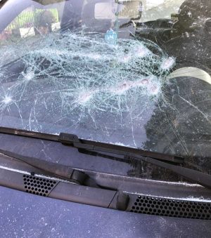 Viterbo - Vandali in azione alle Fortezze - Auto danneggiate