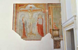 Vallerano - La chiesa medievale in stile romanico della Madonna della Pieve