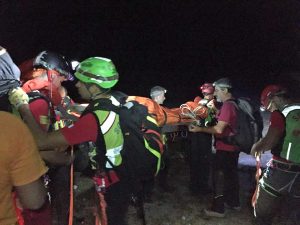 Pellegrino recuperato sul sentiero dal soccorso alpino 
