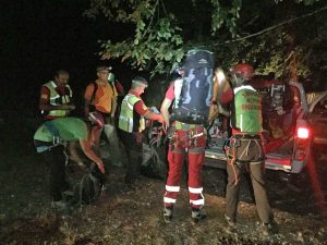 Pellegrino recuperato sul sentiero dal soccorso alpino 