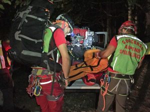 Pellegrino recuperato sul sentiero dal soccorso alpino 