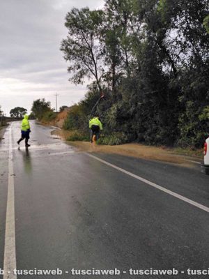 Tarquinia - Allagamenti e disagi per il maltempo 