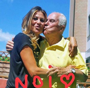 Simona Natili con il padre Massimo