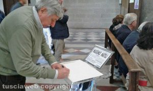Viterbo - I funerali di Massimo Natili
