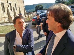 Matteo Renzi e Francesco Bigiotti