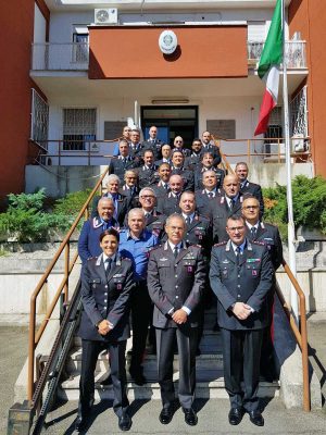 Il generale di brigata Andrea Rispoli al comando di compagnia carabinieri di Civita Castellana