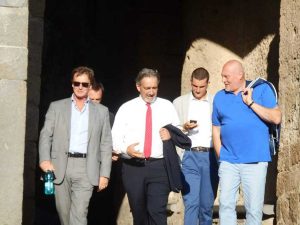 I presidenti della Croce Rossa italiana e spagnola a Bagnoregio