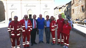 I presidenti della Croce Rossa italiana e spagnola a Bagnoregio
