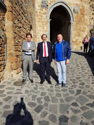 I presidenti della Croce Rossa italiana e spagnola a Bagnoregio