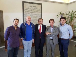 I presidenti della Croce Rossa italiana e spagnola a Bagnoregio