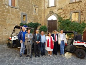 I presidenti della Croce Rossa italiana e spagnola a Bagnoregio
