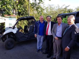 I presidenti della Croce Rossa italiana e spagnola a Bagnoregio