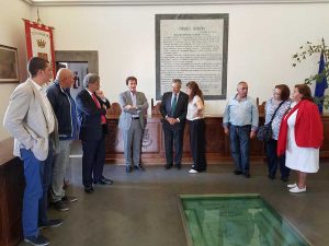 I presidenti della Croce Rossa italiana e spagnola a Bagnoregio