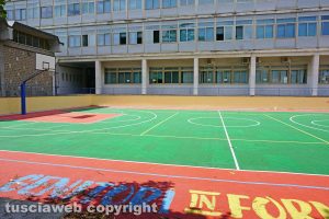 Il campo da basket dell'Egidi