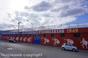Il campo sportivo di Pianoscarano