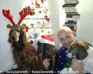 Egidio Locatelli con i suoi cani