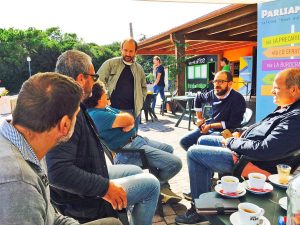 Tarquinia - Parliamone - Matteo Orfini con Claudio Mancini, Francesco De Angelis e Andrea Egidi