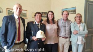 Gianni Morandi con l'assessora Ciambella, Celestini, Rossetti e Giacomini 