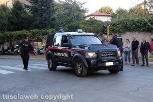 Santa Rosa - Trasporto 2017 - I carabinieri presidiano porta Romana