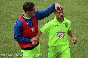 Sport - Calcio - Viterbese - L'esultanza di Cenciarelli