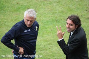 Sport - Calcio - Viterbese - Valerio Bertotto e Claudio Bazeu