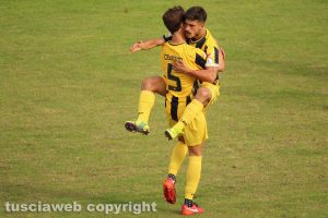 Sport - Calcio – Viterbese - Cenciarelli dopo l'1-0