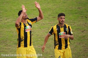 Sport - Calcio – Viterbese - Jefferson e Cenciarelli dopo il 2-2