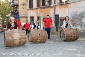 Viterbo - Festa dell'uva - Il Palio delle botti 2017 - Daniela Bizzarri, Maria Rita De Alexandris e Sonia Perà