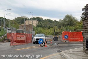 Viterbo - La rotatoria a via Genova