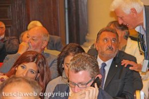 Il consigliere Enrico Panunzi a Bagnoregio