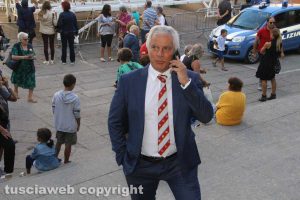 Viterbo - Massimo Mecarini alla messa di santa Rosa 2017