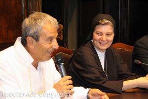 Don Massimiliano Balsi e Leonardo Michelini