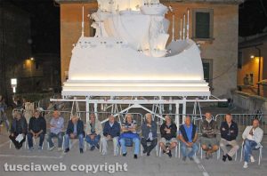 Viterbo - Santa Rosa - I facchini del '67 sotto Gloria