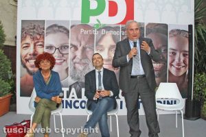 Valeria Fedeli, Pietro Nocchi e Giuseppe Fioroni