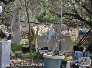 Viterbo - L'accampamento a valle Faul