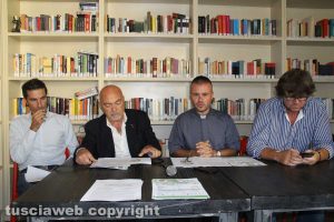 Stefano Del Canuto, Federico Usai, don Emanuele Germani e Filippo Rossi
