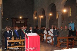 La messa in onore di san Matteo patrono della guardia di finanza